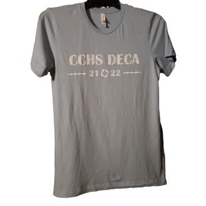 Bella Canvas Light Blue Tee CCHS Deca Canvas Size Medium